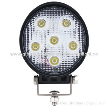 New IP68 Automotive LED Round Fog Light, 6 Pieces x 3W, 1,200lm